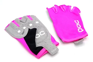 POC AVIP Glove Short Road Bike Mitts - Size Large - Fluorescent Pink -MS-900-I11 - Picture 1 of 4