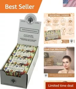 Sandelholz & Patchouli duftende natürliche Seife 8 Riegel, 7oz feuchtigkeitsspendende französische T... - Bild 1 von 9