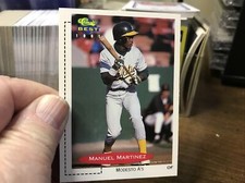 1991 Classic Best # 145 - Manuel Martinez - Modesto A's - OF