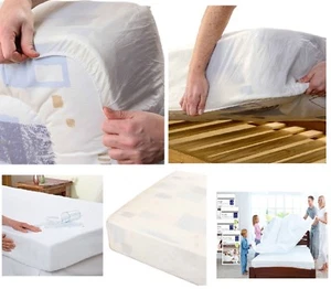 Lenzuolo Proteggi Materasso Singolo, Matrimoniale e King Size Impermeabile Vinile - Foto 1 di 12