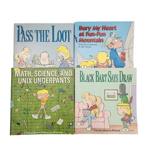 Foxtrot Collection Lot Bill Amend Black Bart Says Draw Unix Underpants 1 SIGNED - Picture 1 of 18