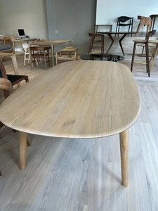 Artisan Luc Dining Table - European Oak W Pigmented Oil - Excellent Condition - Picture 1 of 4