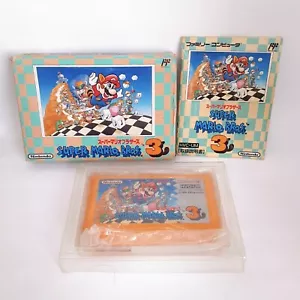 Super Mario Bros Brothers 3 Famicom FC Nintendo Box Manual Japan Very Good VG - Picture 1 of 12