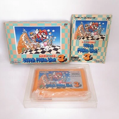 Super Mario Bros Brothers 3 Famicom FC Nintendo Box Manual Japan Very Good VG - Image 1 of 4