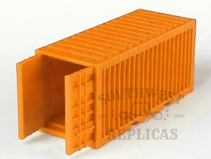 SW Replicas escala HO 220-1308: CONTENEDOR DE CARGA 20' - AMBAS PUERTAS ABIERTAS - NARANJA - Imagen 1 de 1