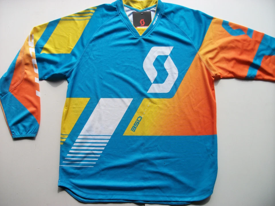 Scott 350 Sz LG Motocross Mtb Dh Enduro Shirt Jersey YZ WR WRF TTR XT KTM XCF - Image 1 of 1