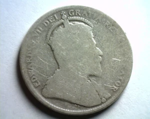 CANADÁ 1902 VEINTICINCO CENTAVOS EDWARD VII KM 11 BUENA G BONITA MONEDA ORIGINAL - Imagen 1 de 2