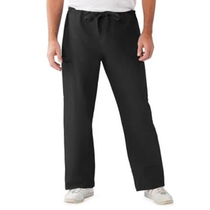 Medline ComfortEase Unisex Cargo Scrub Pants Size L Regular Black/950DKWL-CM - Picture 1 of 1