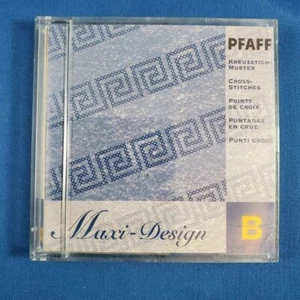 PFAFF Embroidery Card Maxi-Design B Cross-Stitches 7570,7560,2140,2170 - Picture 1 of 7