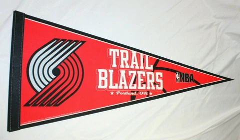 Portland Trail Blazers NBA Roll Up Felt Pennant 12" x 30" Basketball Cover