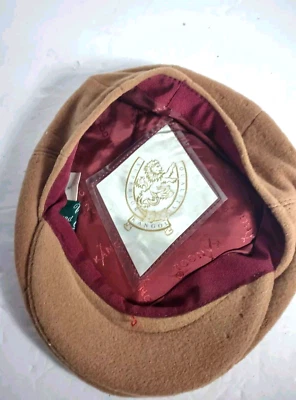 Sombrero de Cabbie Kangol Kendal Lana Cachemira Para Hombre Newsboy Tostado Talla Mediana De Colección Foto 1 de 4
