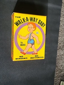 Walk-A-Way Baby Vintage Toy By Marx New In Box - Picture 1 of 9