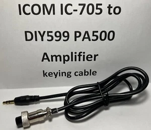 ICOM IC-705 to DIY PA500 amplifier keying cable - Picture 1 of 2