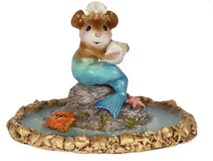 Wee Forest Folk MERMOUSE MELODY, WFF# M-692, Mermaid Mouse, Issued 2020 - Picture 1 of 1