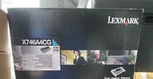 Original Lexmark X746A4CG Tonerkassette Cyan - NEU VERSIEGELT - Bild 1 von 1