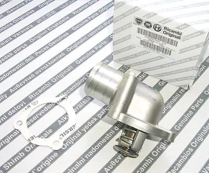 GENUINE ALFA ROMEO 156 3.2 V6 24V GTA New Thermostat & Gasket - Picture 1 of 1