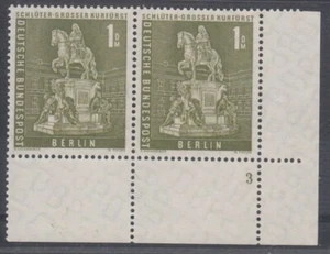 1 M Stadtbilder Mi 153w ** waagrechtes Paar Formnummer 3X Luxus! - Bild 1 von 1