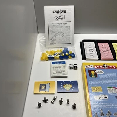 The Simpsons Monopoly 2001 Board Game - Complete - Bart Homer Maggie Springfield - Image 1 of 4