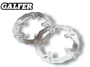 GALFER COPPIA DISCHI FRENO ANTERIORI PER YAMAHA TMAX XP 500 T-MAX (2004-2007) - Picture 1 of 8