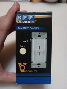 NEW RPP DEVICES Slide Fan Control, 5A, Single Pole/3-Way - FREE SHIPPING - Picture 1 of 6