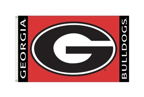 UGA Georgia Football Bulldogs Big Flag 3โ X 5โ Premium Tailgate Outdoor Banner Cover