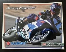 Vintage Poster Card 1998 Larry Pegram Yoshimura Suzuki TL1000R Superbike AMA