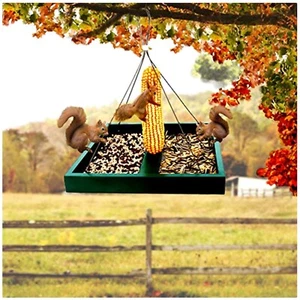 Solution4Patio Garden Platform Wild Bird Feeder for Outside, Large Hanging Me... - Picture 1 of 9