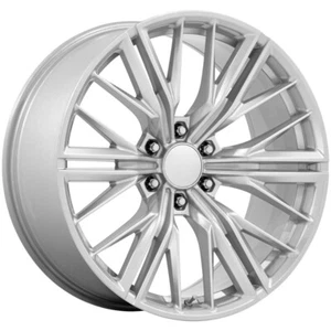 24x10 +24 Performance Replicas PR227 6x5.5 Gloss Silver Wheels (Set of 4) - Picture 1 of 3