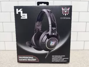 Onikuma K9 Professional Gaming Headset Wired With 3.5mm Jack NEW - Picture 1 of 9