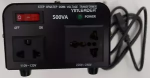 Yinleader 500W trasformatore step up/down convertitore di potenza (da 110V a 240V) - Foto 1 di 4