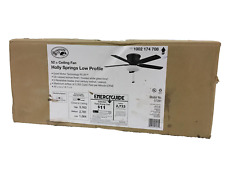 Hampton Bay Holly Springs Low Profile 52 in. LED Oil-Rubbed Bronze Ceiling Fan