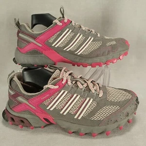 Adidas Kanadia TR2 Trail Running Women’s Size 7 Running Shoes Grey Pink - Picture 1 of 14
