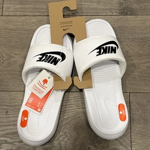 NEW Nike Victory One Slides White Mens 8 CN9677 100 - Picture 1 of 6