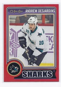 14-15 2014-15 O-PEE-CHEE ANDREW DESJARDINS RED PACK REDEMPTION 490 SHARKS - Bild 1 von 1