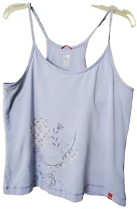 The North Face Purple Floral Racerback Cami Tank Top w/Shelf Bra Size XL - Picture 1 of 9