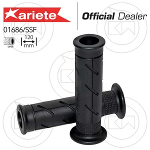 MANOPOLE FORATE 120mm NERE SUPER SOFT GRIPS HONDA SH 300 SH300 - Foto 1 di 3