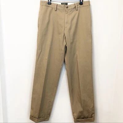 Eddie Bauer Classic Fit Chino Pants NWT size 33 tan - Image 1 of 3