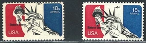 Mint US Errors (left one Color Shifted right one regular)Stamp,Scott# C87,(MNH) - Picture 1 of 2
