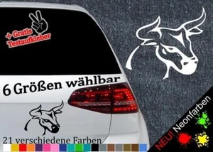 El Toro Aufkleber -6 Größen 21 Farben- Bulle Stier Rodeo Horn Spanien Bullhead - Bild 1 von 88