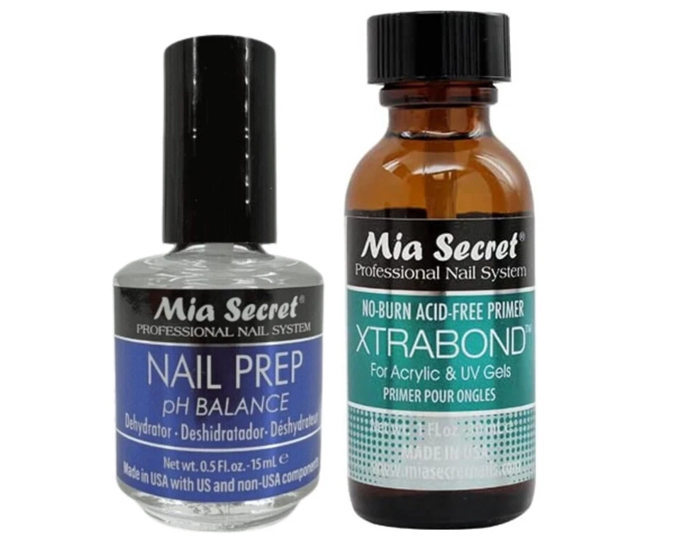 Mia Secret Nail Prep 0,5 oz (NP-30) e imprimación Xtrabond 1 oz (PR110) Foto 1 de 1