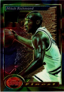 1993-94 Topps Finest Mitch Richmond #179 HOF Basketball Card NBA - Picture 1 of 2