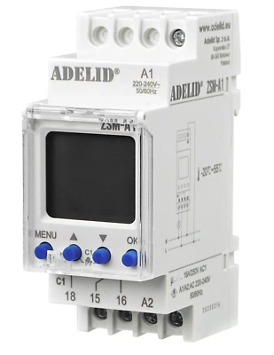 Astro Zeitschaltuhr Astronomische Digitale Timer für DIN Hutschiene 230V - Bild 1 von 4