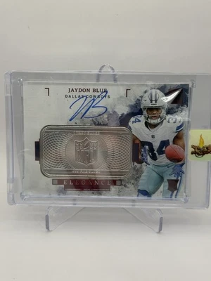 2025 FOTL Impeccable Football Jaydon Blue Silver Bar RC Auto /20 Dallas Cowboys - Image 1 of 2