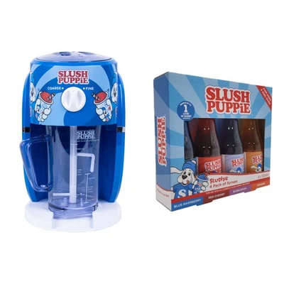 Slush Puppie Snow Cone/Slushie Maker & 4pc Fizz Creations Flavoured Syrups 180ml - image 1 of 4