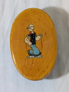 Vintage Monarch Wooden Handle Popeye the Sailor Hairbrush Shoe Brush - Picture 1 of 8