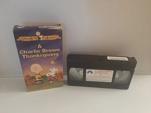Peanuts Classic Charlie Brown Thanksgiving VHS Video Tape - Imagen 1 de 9