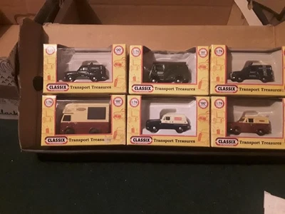 Classix de Pocketbond Job lote de 6 coches-furgonetas escala 1/76 en caja Foto 1 de 4