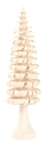 Table Decoration Ringelbaum With Stamm Natural Height 3 17/32in New Wood Tree - Picture 1 of 1
