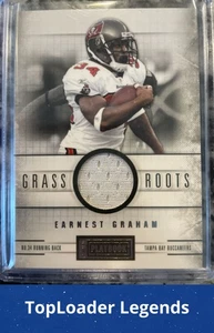 2011 Panini Playbook #47 Earnest Graham Grass Roots Materials #/49 - Bild 1 von 2