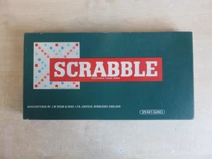 Vintage Scrabble by Spear's Games. Wooden Racks. Complete. - Picture 1 of 8